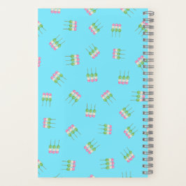 Anime Blue Pastel Dango Spiral Notebook Notizblock