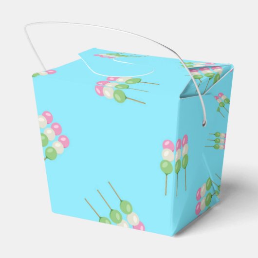 Anime Blue Pastel Dango Start Favor Box Geschenkschachtel (Rückseite)