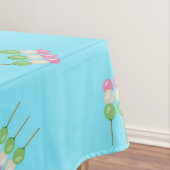 Anime Blue Pastel Dango Tablecloth Tischdecke (Beispiel)