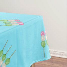 Anime Blue Pastel Dango Tablecloth Tischdecke