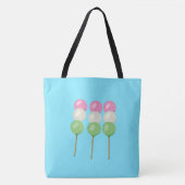 Anime Blue Pastel Dango Tasche (Vorderseite)