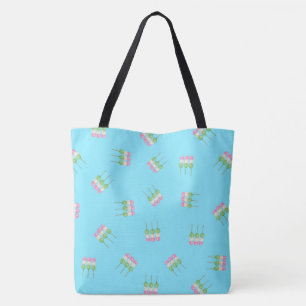 Anime Blue Pastel Dango Tasche