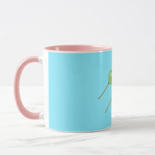 Anime Blue Pastel Dango Tasse (Links)