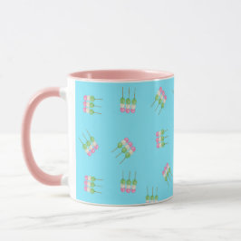 Anime Blue Pastel Dango Tasse