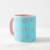 Anime Blue Pastel Dango Tasse (Vorderseite Links)