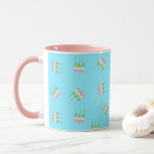 Anime Blue Pastel Dango Tasse