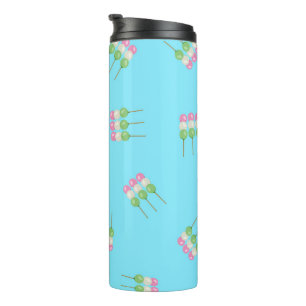 Anime Blue Pastel Dango Thermal Tumbler Thermosbecher