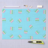 Anime Blue Pastel Dango Tissue Paper Seidenpapier (Handwerk)
