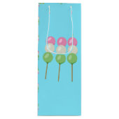 Anime Blue Pastel Dango Weinbeutel Geschenktüte Für Weinflaschen (Vorderseite)