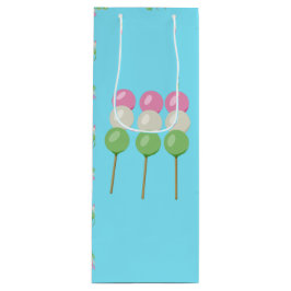 Anime Blue Pastel Dango Weinbeutel Geschenktüte Für Weinflaschen