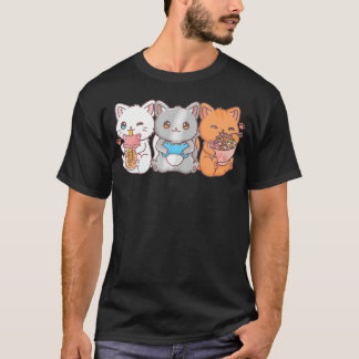 Anime Boba Tea Bubble Tee Gaming Gamer Ramen Cat