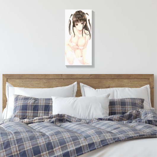 Anime Boobss "Innocent" SingleZ Canvas Prints Leinwanddruck (Insitu (Schlafzimmer))
