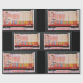 Anime Books Wrapping Paper Geschenkpapier (Flach)