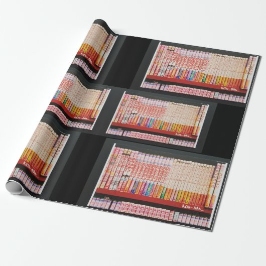 Anime Books Wrapping Paper Geschenkpapier (Ungerollt)