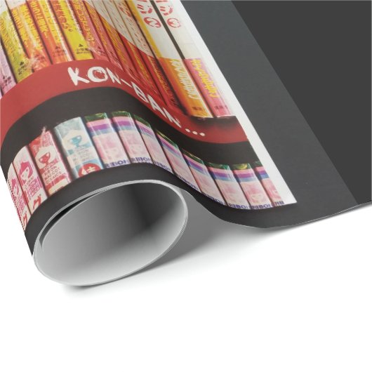 Anime Books Wrapping Paper Geschenkpapier (Rolleneckpunkt)