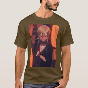 Anime Boy Ästhetik Japanisch Samurai Otaku (2) T-Shirt