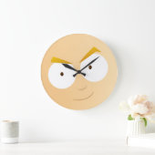 Anime Boy Face - Große runde Uhr (Zuhause)