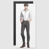 Anime Boy Handsome Ikemen Magnetkarte (Vorne/Hinten)