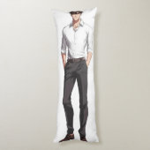 Anime Boy Handsome Ikemen Seitenschläferkissen (Rückseite (Vertikal))