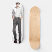 Anime Boy Handsome Ikemen Skateboard (Vorderseite)