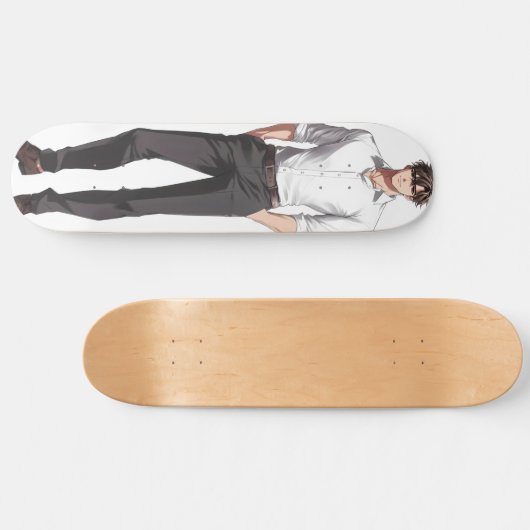 Anime Boy Handsome Ikemen Skateboard (Horizontal)