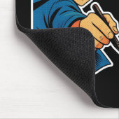 Anime Boy Make It Happen Personalized Mouse Pad Mousepad (Ecke)