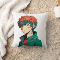 Anime Boy: Orange und Grünes Haar - Manga Delight