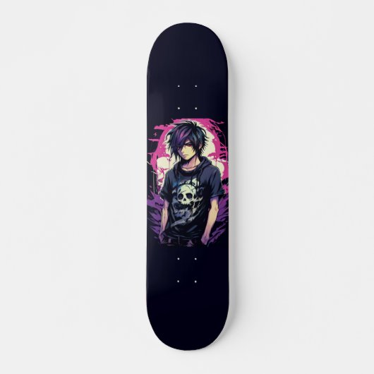 Anime Boy Skateboard (Vorne)