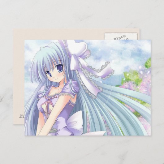 Anime Bride Postcard Postkarte (Vorne/Hinten)