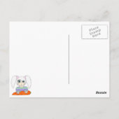 Anime Bunny Rabbit Boy mit Karotte Postkarte (Rückseite)