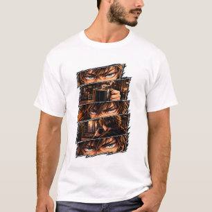 Anime-Caffee-Liebhaber gemütliche Café-Ästhetik T-Shirt