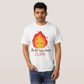 Anime Calcifer niedlich T-Shirt (Vorne ganz)