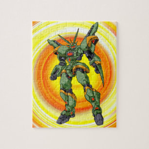 Anime-Camouflage-Roboter Puzzle