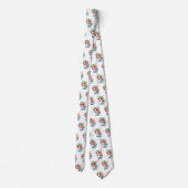 Anime Cartoon Rainbow Unicorn Necktie Krawatte (Rückseite)
