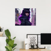 Anime Cat Girl Poster (Heimbüro)
