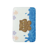 Anime Cat im Wasser Badematte (Vorderseite Vertikal)