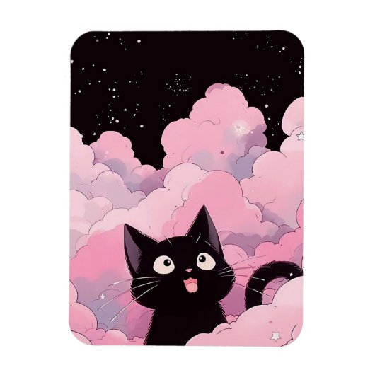 Anime Cat Magnet (Vertikal)