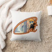 Anime Cat Pillow Kissen (Decke)