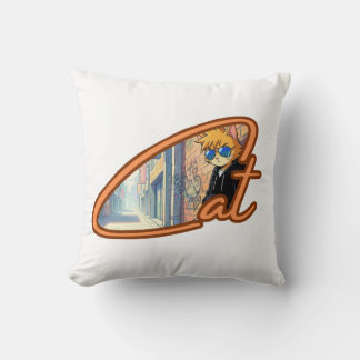 Anime Cat Pillow Kissen