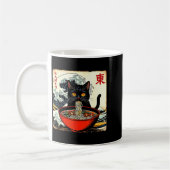 Anime Cat Ramen Japanese Funny Graphic Tees Kawaii Kaffeetasse (Links)
