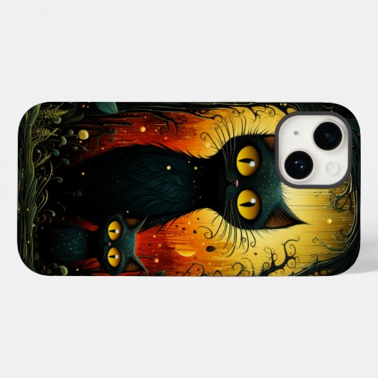Anime Cats Art Case-Mate iPhone Hülle (Rückseite (Horizontal))