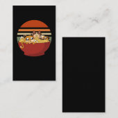 Anime Cats und Ramen japanische Nudeln süchtig Visitenkarte (Vorne/Hinten)