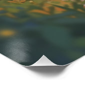 Anime Celestial Fox im Sternenwald Poster (Ecke)