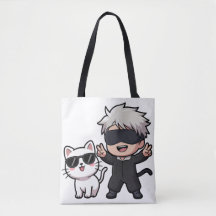 Anime Character & Blushing Cat T - Shirt