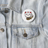 Anime Character Funny Gezeichnet Button (Beispiel)
