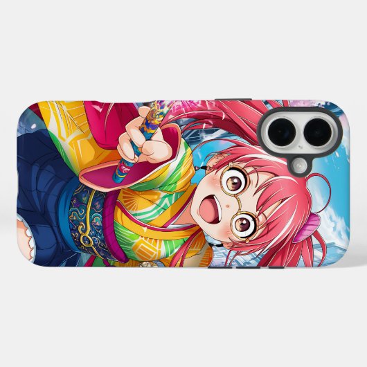 Anime Character Phone Case Design (Rückseite (Horizontal))