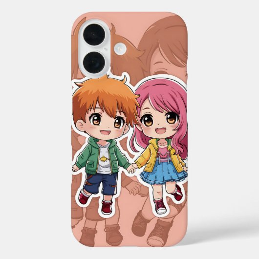Anime Character Phone Case Design (Rückseite)