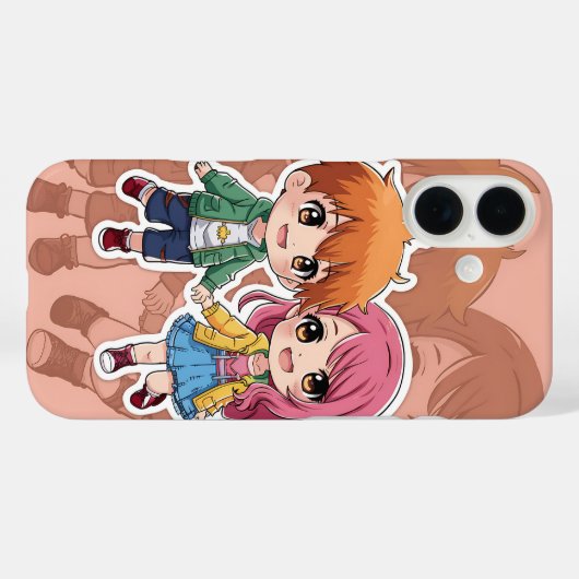 Anime Character Phone Case Design (Rückseite (Horizontal))