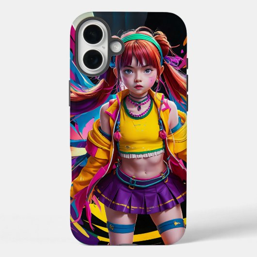 Anime Character Phone Case Design (Rückseite)