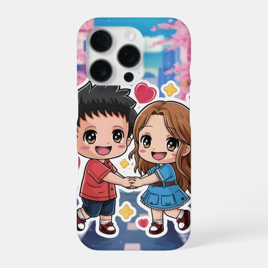 Anime Character Phone Case Design iPhone Hülle (Rückseite)